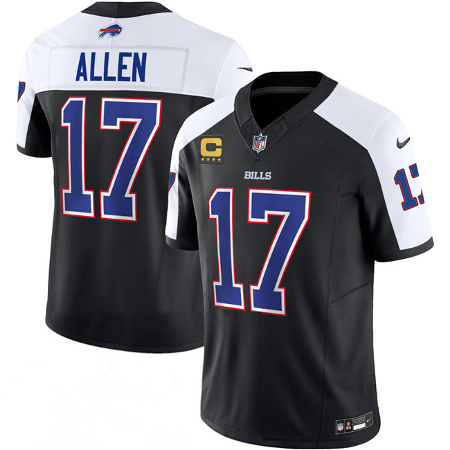 Men's Buffalo Bills #17 Josh Allen Black Alternate 2026 F.U.S.E. 4-Star C Patch Vapor Untouchable Limited Stitched Football Jersey Men's Buffalo Bills #17 Josh Allen Black Alternate 2026 F.U.S.E. 4-Star C Patch Vapor Untouchable Limited Stitched Football Jersey
